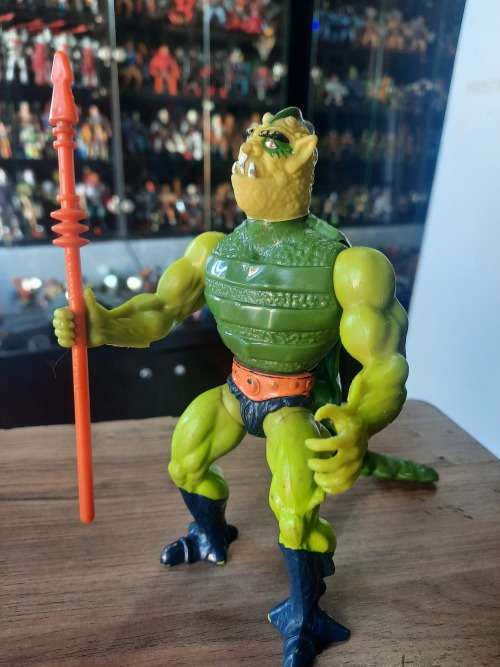 1984 Complete Whiplash of He-Man-Masters of the Universe 39 (MOTU) Vintage Figure
