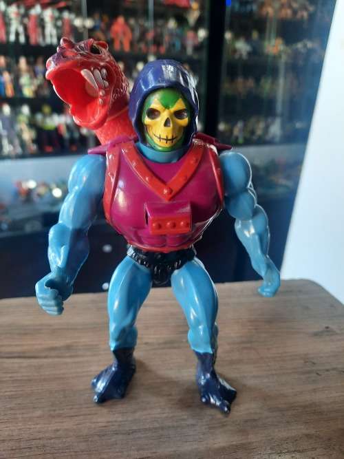 1985 Dragon Blaster Skeletor of He-Man-Masters of the Universe 9999 (MOTU) Vintage Figure
