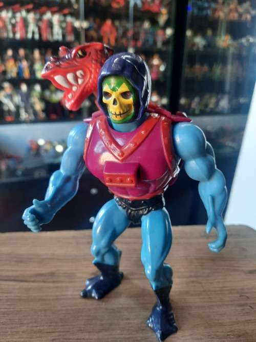 1985 Dragon Blaster Skeletor of He-Man-Masters of the Universe 9999 (MOTU) Vintage Figure