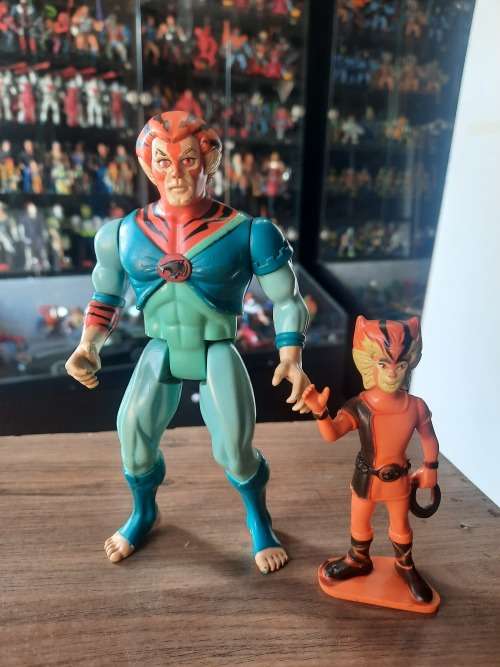 Thundercats 1986 Tygra With PVC Wilykat Vintage Figure 61