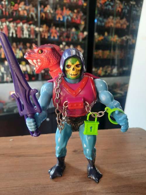 1985 Complete Dragon Blaster Skeletor  of He-Man-Masters of the Universe (MOTU) Vintage Figure