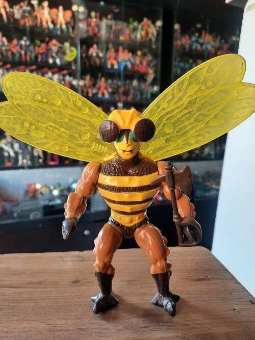 1984 Complete Buzz-Off of He-Man-Masters of the Universe 23 (MOTU) Vintage Figure