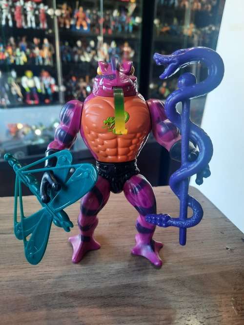 1986 Complete Tung Lashor of He-Man-Masters of the Universe #23 (MOTU) Vintage Figure