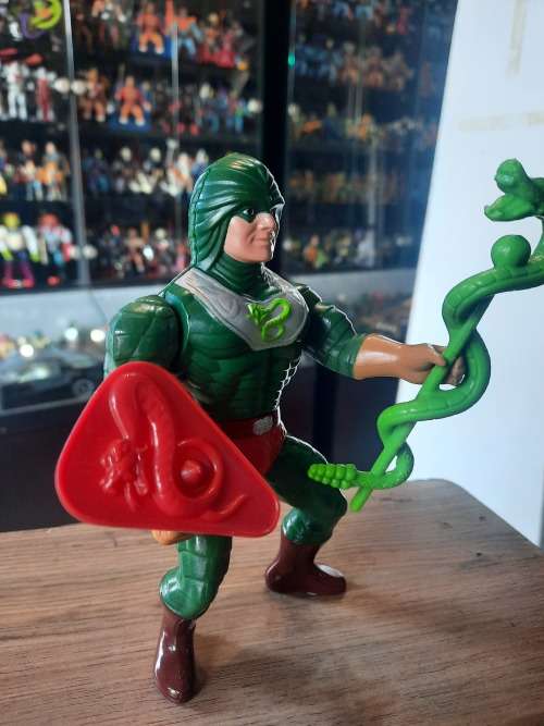 1986 Complete King Hiss of He-Man-Masters of the Universe 23 (MOTU) Vintage Figure