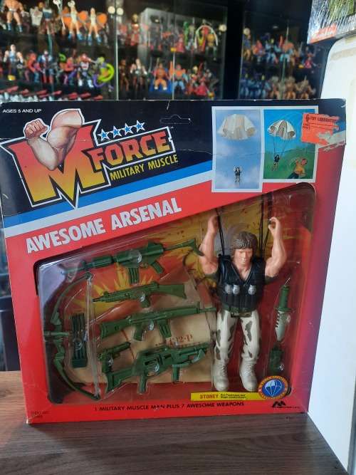 1985 MOC RARE M.FORCE STONEY Vintage Figure