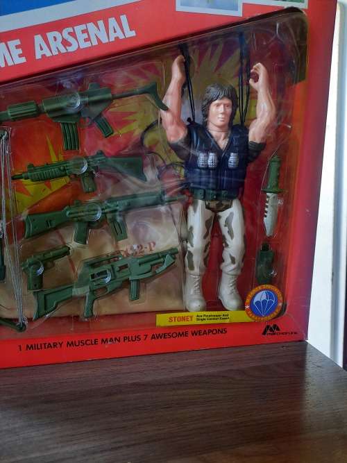 1985 MOC RARE M.FORCE STONEY Vintage Figure