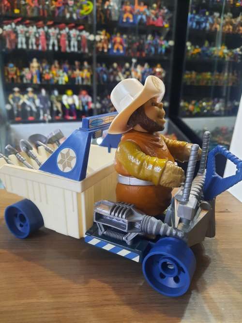 BraveStarr 1986 Complete Deputy Fuzz With Prairie Rocket Vintage Figure #23