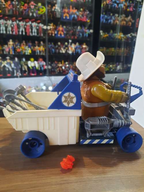 BraveStarr 1986 Complete Deputy Fuzz With Prairie Rocket Vintage Figure #23