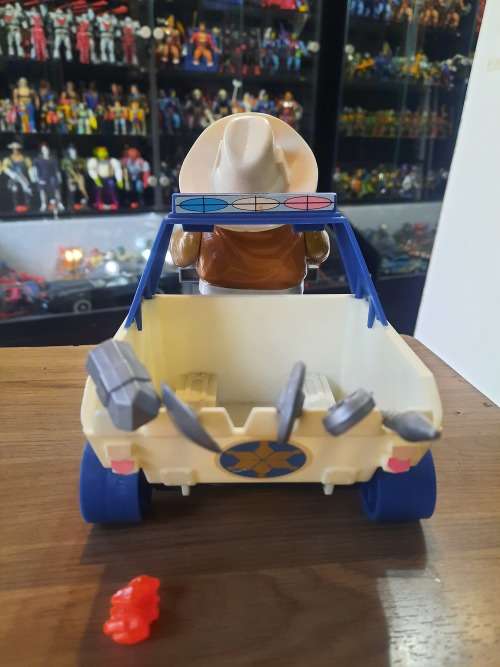 BraveStarr 1986 Complete Deputy Fuzz With Prairie Rocket Vintage Figure #23