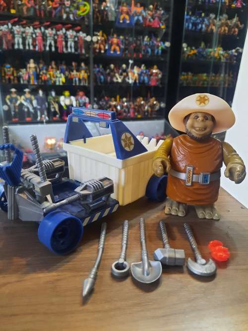 BraveStarr 1986 Complete Deputy Fuzz With Prairie Rocket Vintage Figure #23