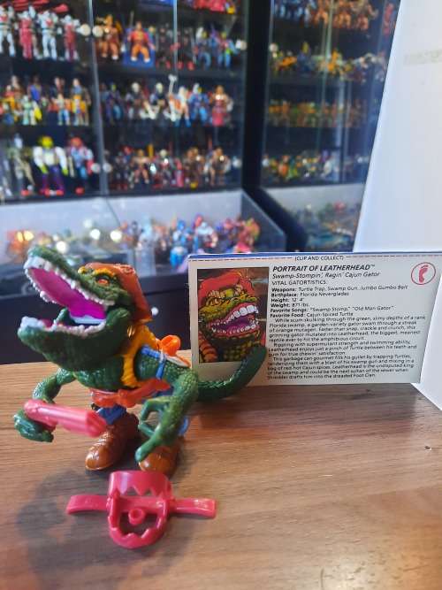 1991 Complete Leatherhead Vintage Figure Teenage Mutant Ninja Turtles