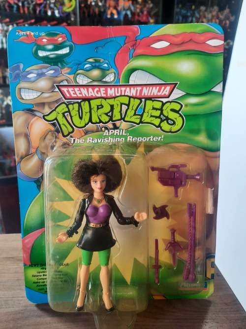 1992 MOC April The Ravishing Reporter Vintage Figure Teenage Mutant Ninja Turtles