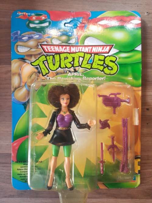 1992 MOC April The Ravishing Reporter Vintage Figure Teenage Mutant Ninja Turtles