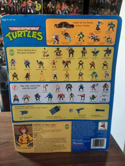 1990 MOC April o Neil Vintage Figure Teenage Mutant Ninja Turtles