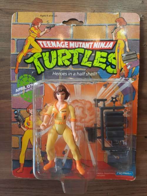 1990 MOC April o Neil Vintage Figure Teenage Mutant Ninja Turtles
