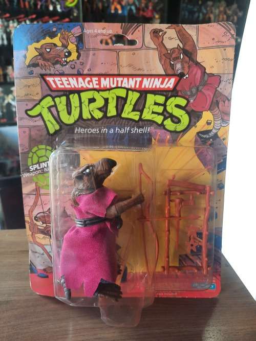 1988 MOC Splinter Vintage Figure Teenage Mutant Ninja Turtles
