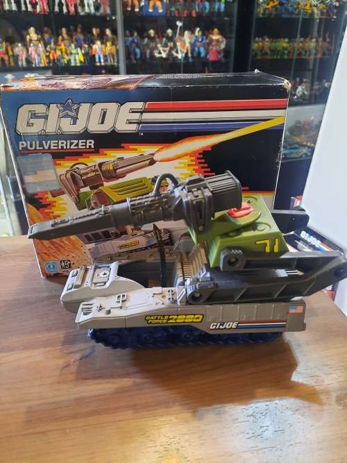 GI Joe 1990 Complete Boxed PULVERIZER Vintage Figures