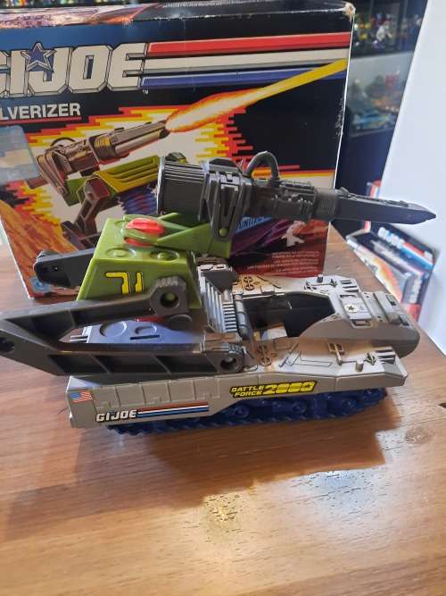 GI Joe 1990 Complete Boxed PULVERIZER Vintage Figures
