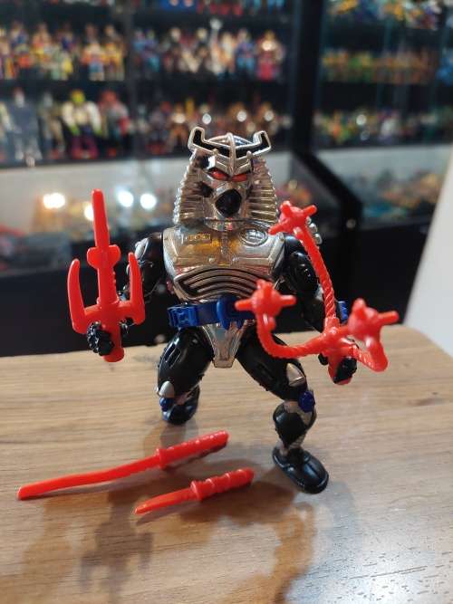 1991 Complete CHROME DOME Vintage Figure Teenage Mutant Ninja Turtles #85