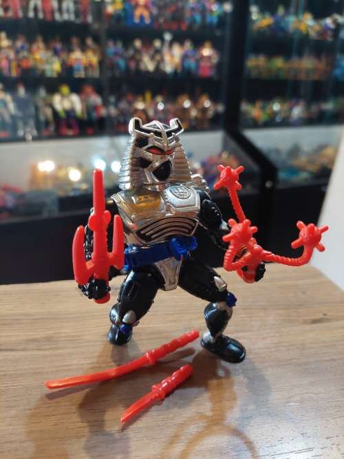 1991 Complete CHROME DOME Vintage Figure Teenage Mutant Ninja Turtles #85