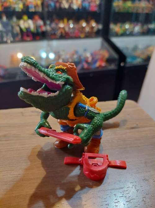 1989 Complete Leatherhead Vintage Figure Teenage Mutant Ninja Turtles #85