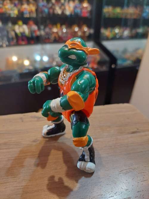 1991 SHELL SLAMMIN MIKE Vintage Figure Teenage Mutant Ninja Turtles #85