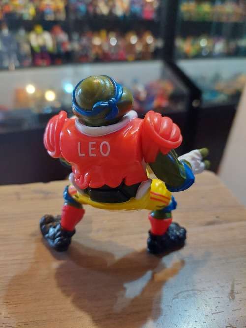 1991 TD TOSSIN LEONARDO Vintage Figure Teenage Mutant Ninja Turtles 85