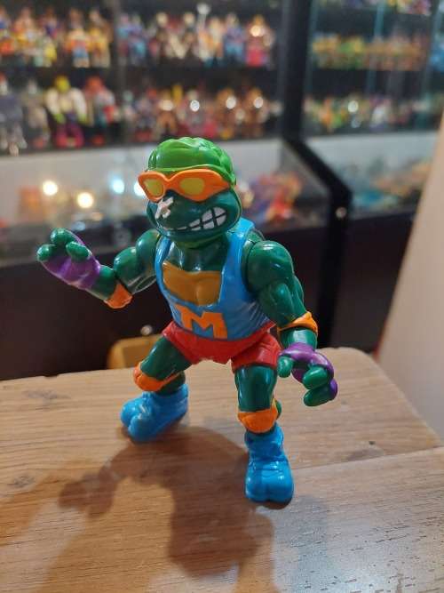 1990 SKATEBOARDING MIKE Vintage Figure Teenage Mutant Ninja Turtles  85
