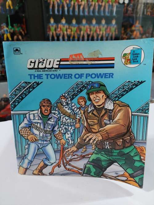 GI Joe 1986 GOLDEN BOOK THE TOWER OF POWER Vintage Figures