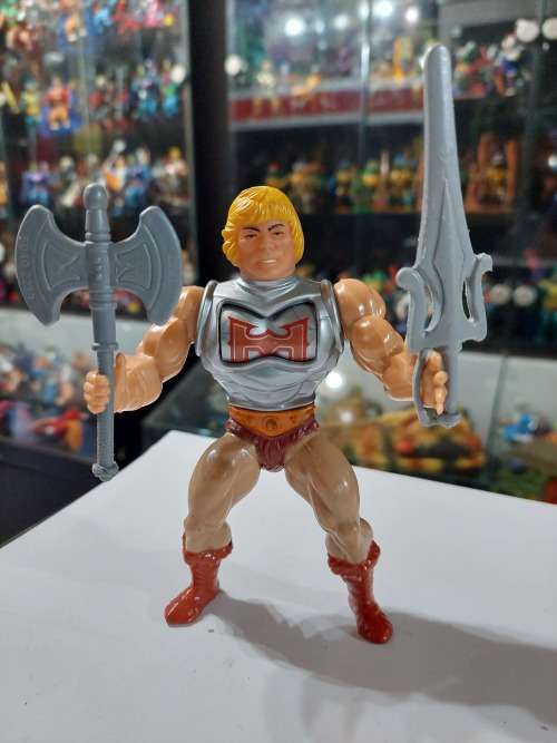 1984 Complete Battle Armor He-Man (FRANCE) of He-Man Masters of the Universe (MOTU) Vintage Figure