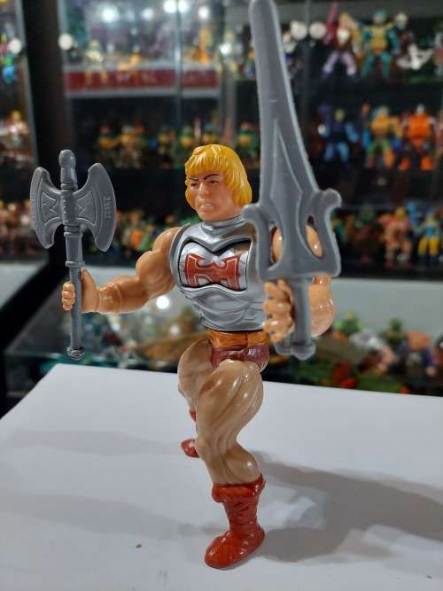 1984 Complete Battle Armor He-Man (FRANCE) of He-Man Masters of the Universe (MOTU) Vintage Figure