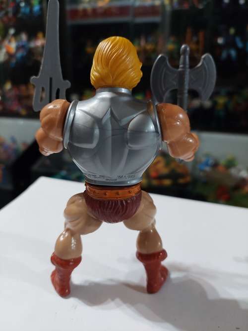 1984 Complete Battle Armor He-Man (FRANCE) of He-Man Masters of the Universe (MOTU) Vintage Figure