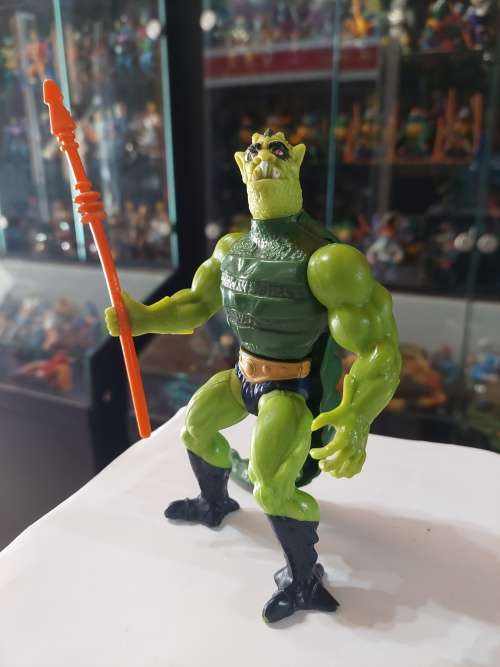 1984 Complete Whiplash of He-Man-Masters of the Universe 84 (MOTU) Vintage Figure