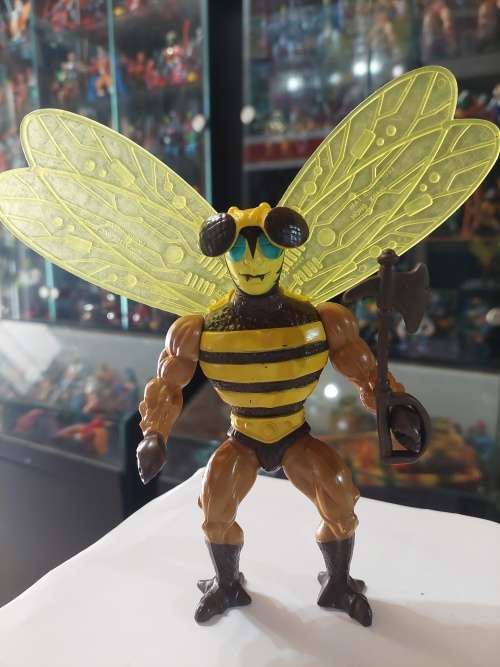 1984 Complete Buzz-Off of He-Man-Masters of the Universe 84 (MOTU) Vintage Figure