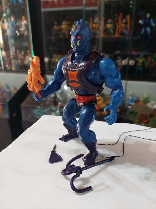 1984 Complete Webstor of He-Man-Masters of the Universe 84 (MOTU) Vintage Figure