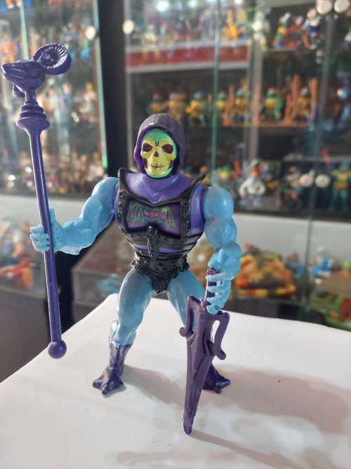 1984 Complete Battle Armor SKELETOR of He-Man Masters of the Universe #84 (MOTU) Vintage Figure