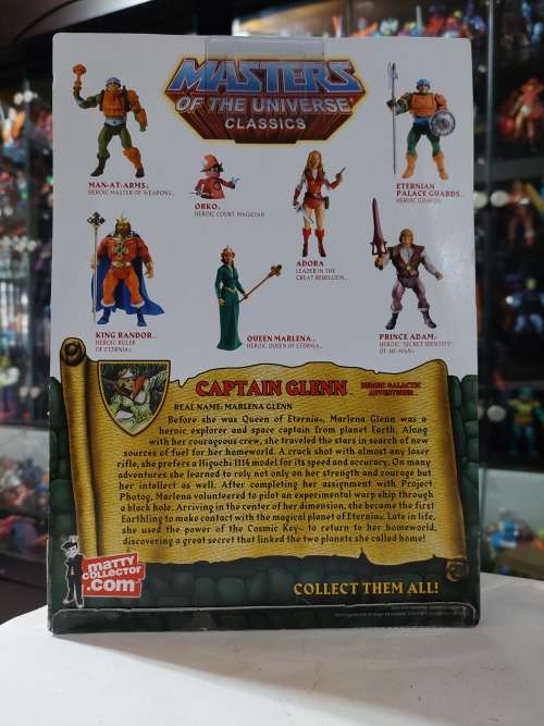 MOTUC Complete Captain Glen With Box Masters Of The Universe Classics Figure He-Man