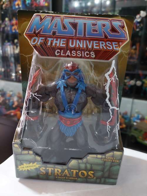 MOTUC Complete Stratos With Box Masters Of The Universe Classics Figure He-Man
