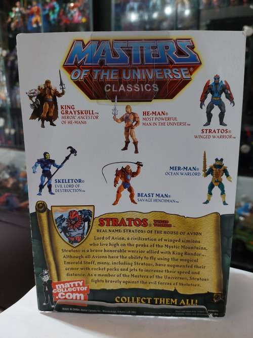 MOTUC Complete Stratos With Box Masters Of The Universe Classics Figure He-Man