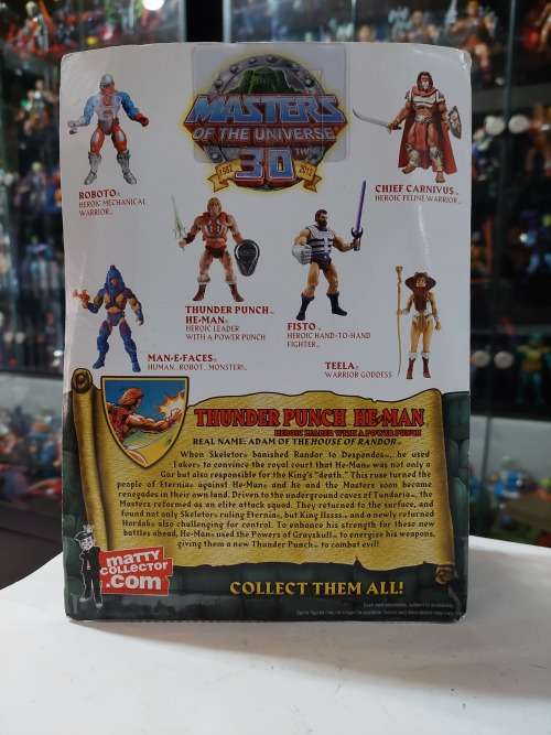 MOTUC THUNDER PUNCH HE-MAN (MOC) Masters Of The Universe Classics Figure He-Man