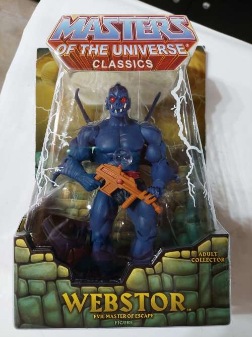 MOTUC WEBSTOR (MOC) Masters Of The Universe Classics Figure He-Man