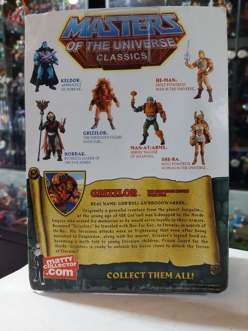 MOTUC GRIZZLOR (MOC) Masters Of The Universe Classics Figure He-Man