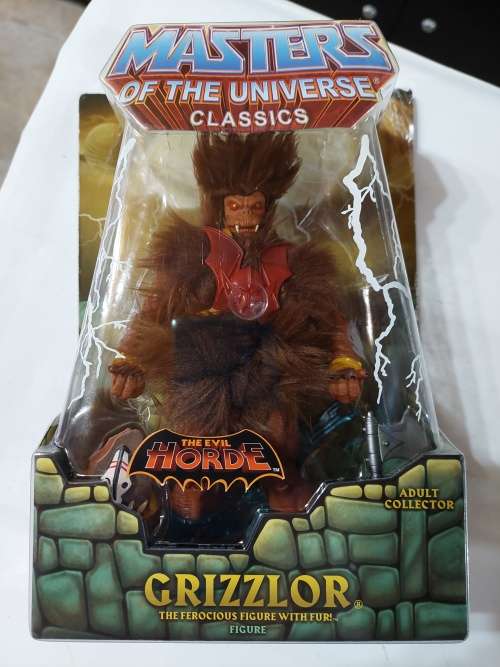 MOTUC GRIZZLOR (MOC) Masters Of The Universe Classics Figure He-Man