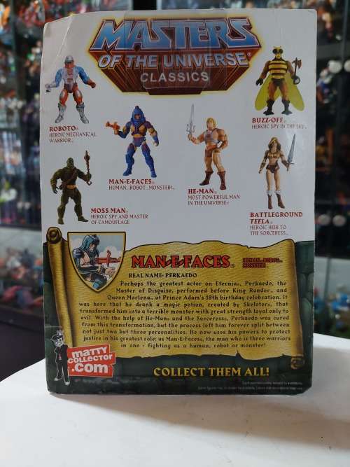 MOTUC MAN E FACES (MOC) Masters Of The Universe Classics Figure He-Man