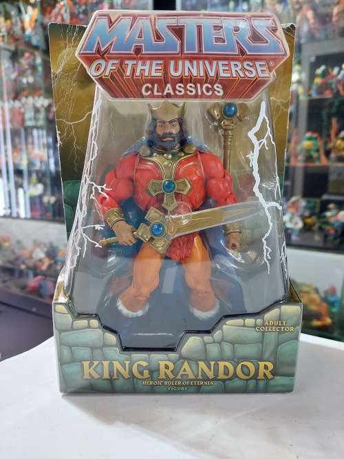 MOTUC KING RANDOR (MOC) Masters Of The Universe Classics Figure He-Man