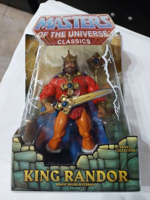 MOTUC KING RANDOR (MOC) Masters Of The Universe Classics Figure He-Man