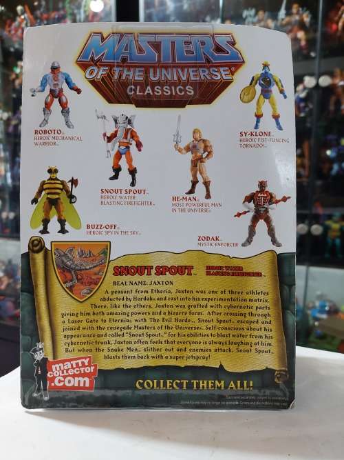MOTUC SNOUT SPOUT (MOC) Masters Of The Universe Classics Figure He-Man
