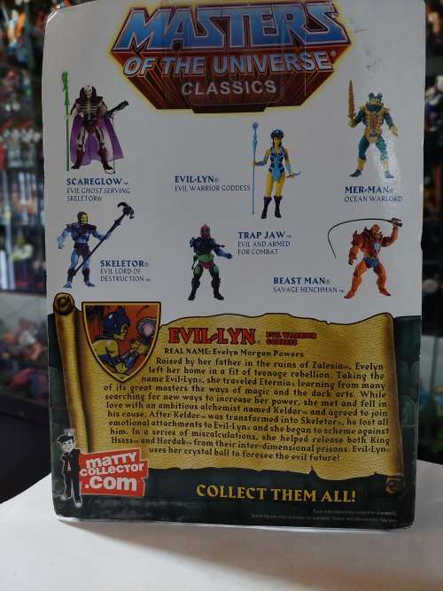 MOTUC EVIL-LYN (MOC) Masters Of The Universe Classics Figure He-Man