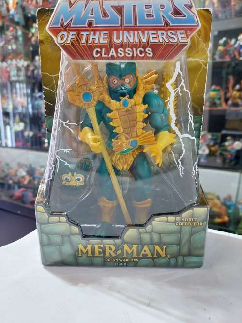 MOTUC MER-MAN (MOC) Masters Of The Universe Classics Figure He-Man