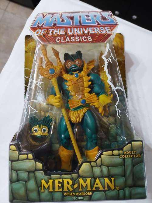 MOTUC MER-MAN (MOC) Masters Of The Universe Classics Figure He-Man
